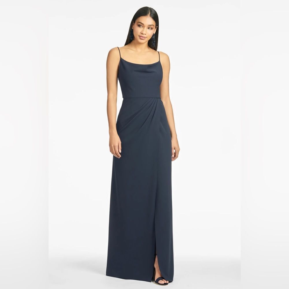SACHIN & BABI Paulina 4-Way Stretch
Crepe Gown - Navy